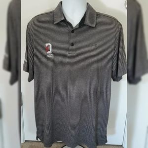 Davidson College Wildcats Men's Golf Team Issued Large Under Armour Polo Shirt